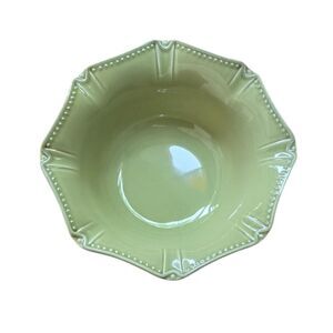 SKYROS Isabella Jade Salad  Serving Bowl 12" X 4" Handcrafted In Portugal